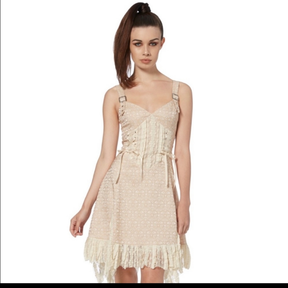 Victorian Lace Gorgeous Corset Midi Dress